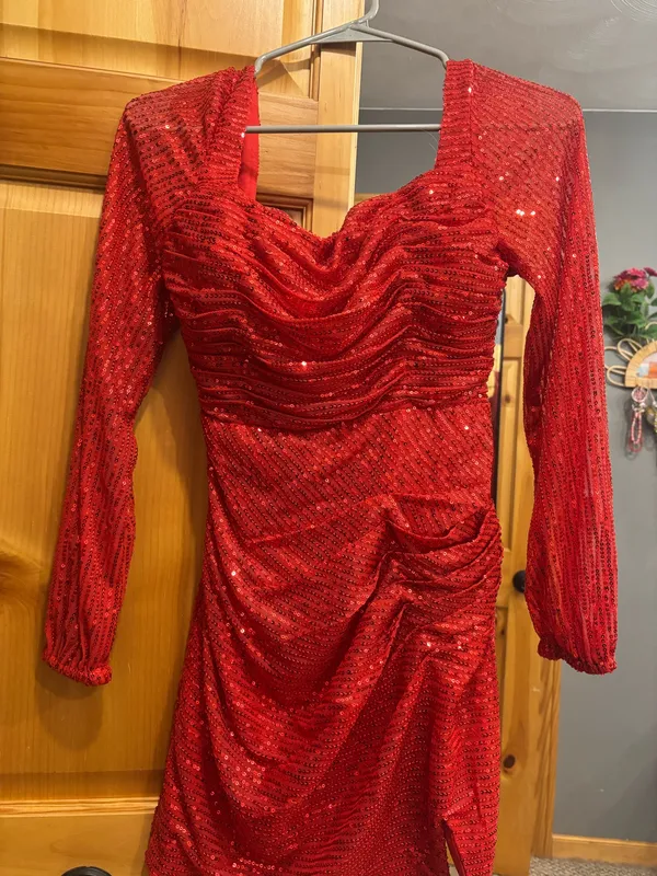 Red Semi Formal Dress - Image 3