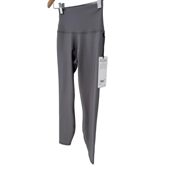 Alo YOGA HIGH-WAIST AIRLIFT LEGGING 7/8 LENGHT FOG SIZE XXS NWT - Image 5