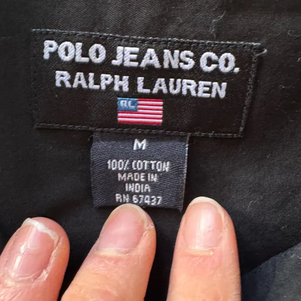 Vintage Polo Jeans Co. Ralph Lauren Button Up Shirt - Image 7