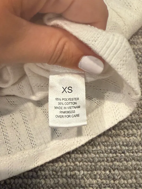 PacSun Top White Crop - Image 3