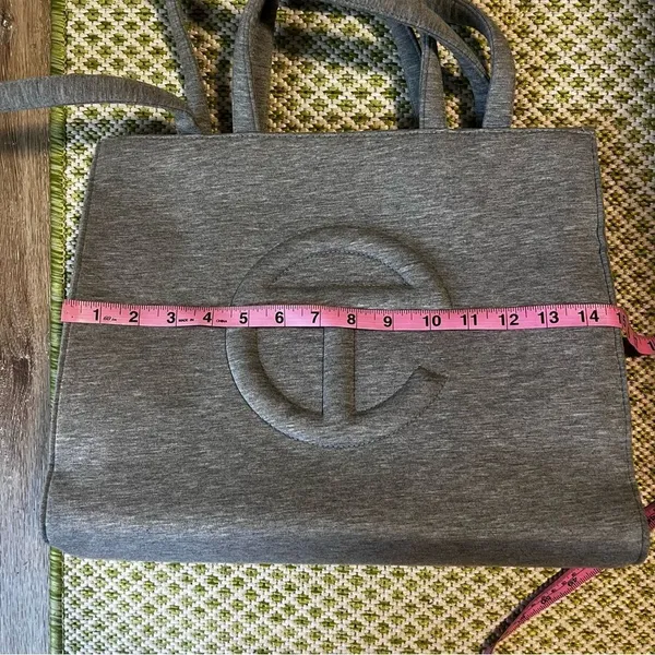 UGG x Telfar Medium Fleece Shopper Bag Gray - Image 14