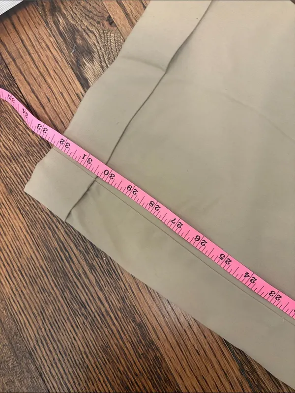 NWT Old Navy Essential Stretch Wide Leg Trouser Dress Pants Khaki Tan Size 14 - Image 6