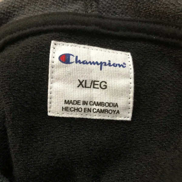 Champion Black Leopard Print Logo Hoodie  - Image 5