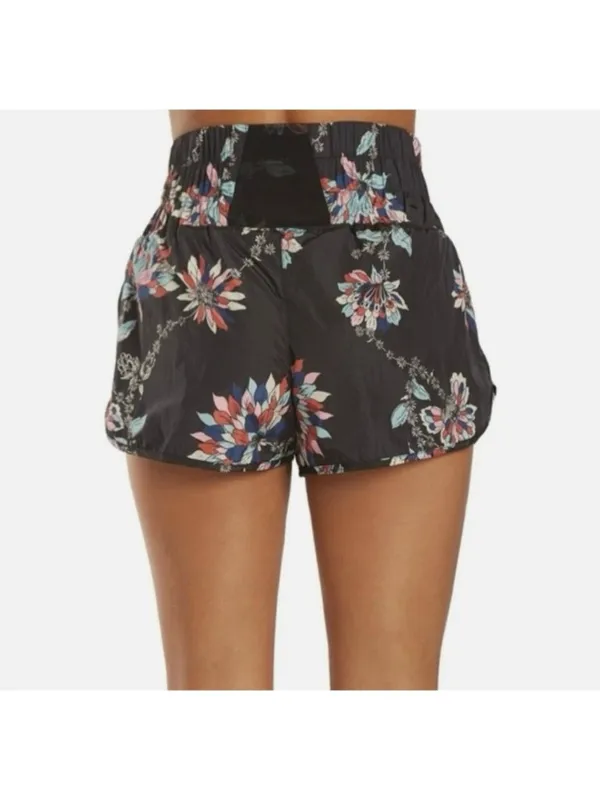 Free People Movement Running Shorts Women's Medium Floral The Way Home Workout - Image 8