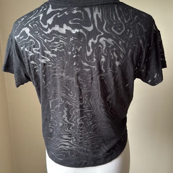 Lululemon Cates Tee Shirt Veil Burnout - Image 6