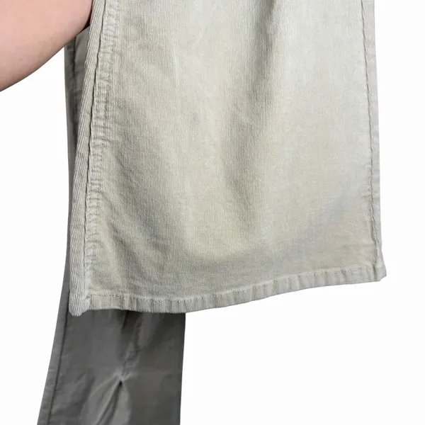 NWT Forever 21 Corduroy Flare Pants‎ Women's Size XL Tan Distressed Y2K Boho - Image 8