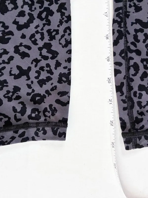 Athleta Leopard Elation Ultra High Rise Tight - Gray Black - Size Small - Image 10