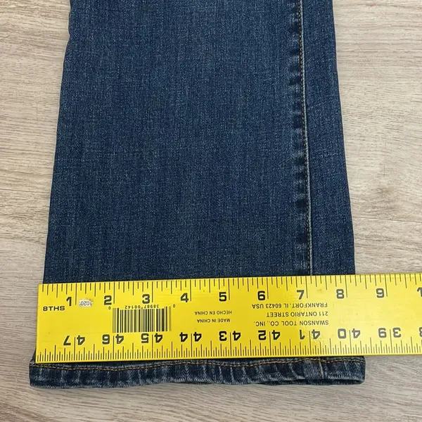 tractr Dark Wash Blue Wide Leg Women's Stretchy Jeans Size 4/27 - Image 11