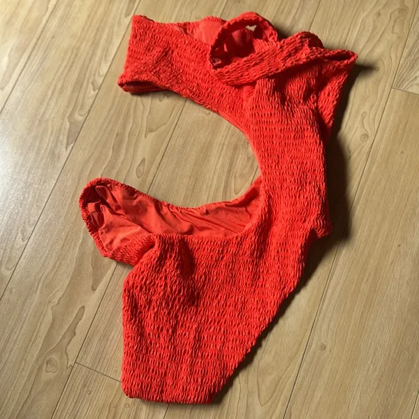 WeWoreWhat Red One Piece Swimsuit - Image 3