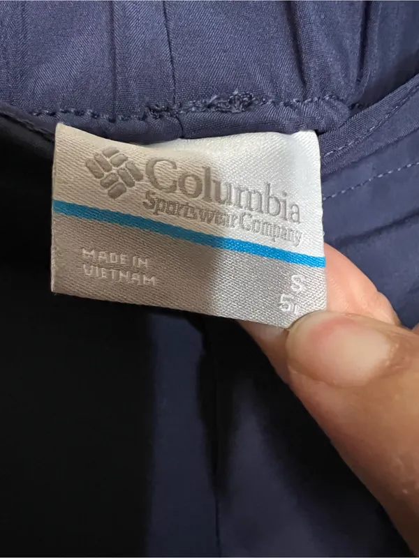 Columbia Pleasant Creek Stretch Blue Outdoor Hiking Shorts - Image 3