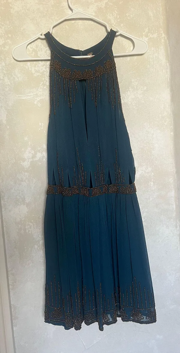 Dancing with Diamonds Blue Dress - Image 2