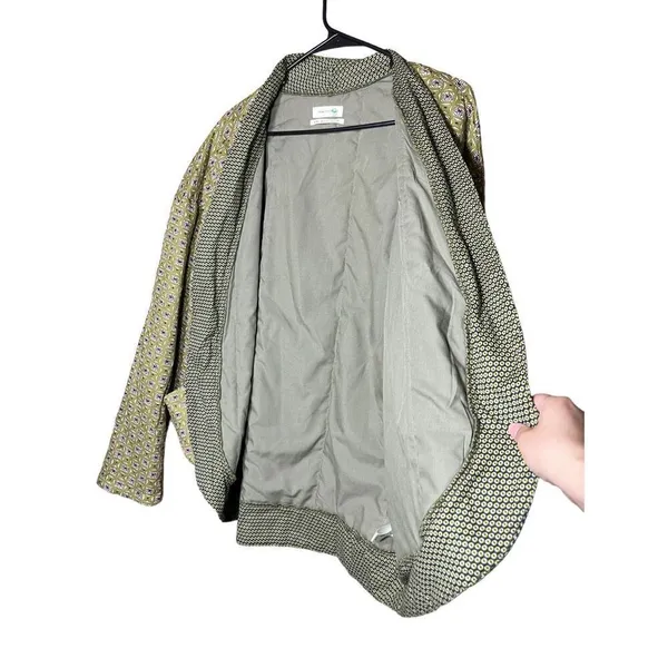 Urban outfitters Brooklyn printed jacket‎ open pockets sz M/L - Image 8