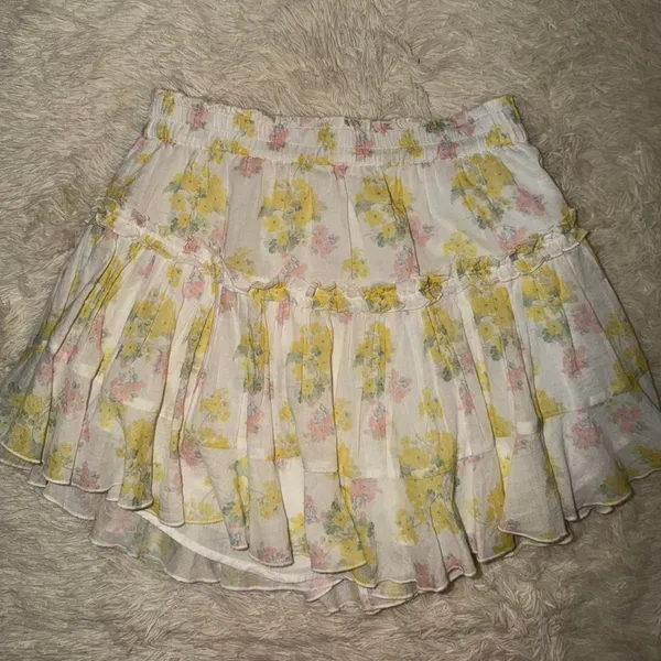 LoveshackFancy Bardon Skirt Sherbert Sunrise NWOT Small - Image 2