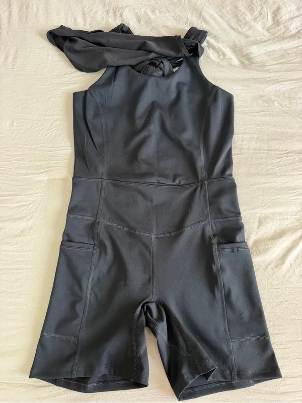 FP Movement Women's Athleisure Biker Unitard Romper Shorts XS Yoga Gym NWOT - Image 6