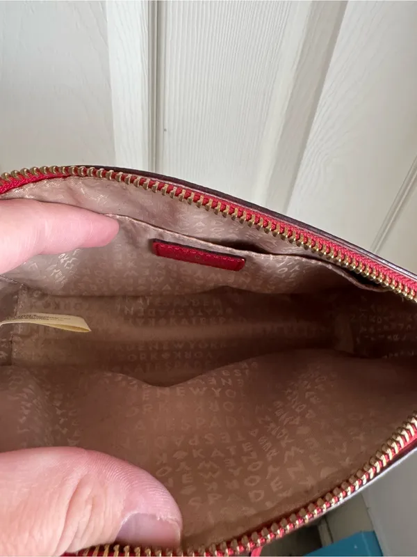 Kate Spade Red Crossbody Purse - Image 6