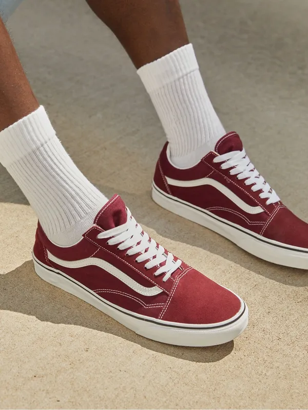 VANS Old Skool 36 Burgundy Suede Vans off the wall OTW - Image 10