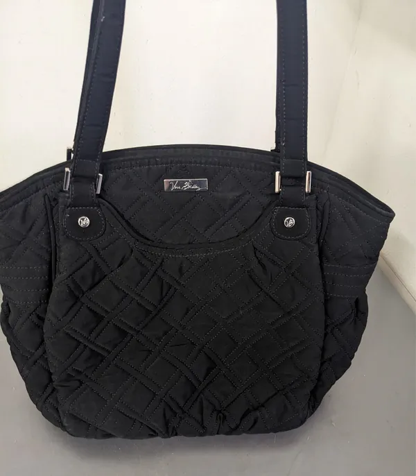 Black quilted tote shoulder bag Vera Bradley - Image 2