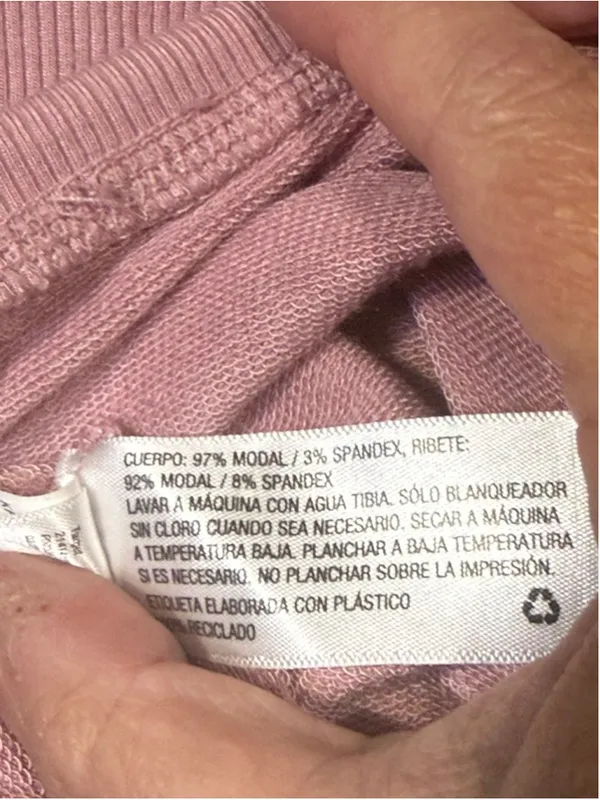 Women's All in Motion Pink Cropped Hoodie M - Image 7