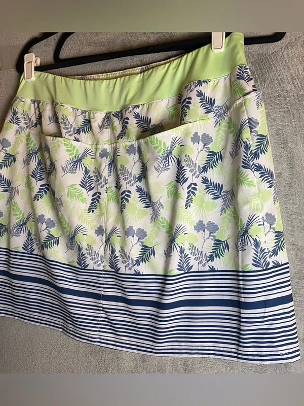 TEE‎ TIME Golf Active sporty active casual Wear Floral Skirt lightweight size XL - Image 9