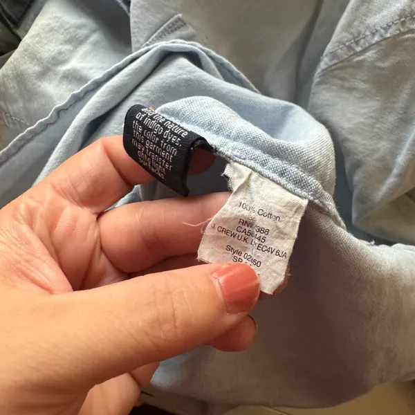 J.Crew Size 0 Chambray Top - Image 6