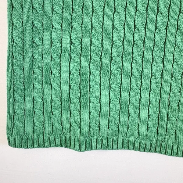 L.L. Bean Women's Kelly Green Spring Cardigan Sweater Small Regular‎ NwT - Image 6