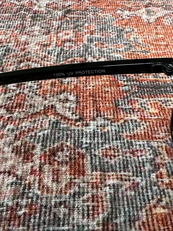 Black Sunglasses with Blue Tinted Lenses - Image 4