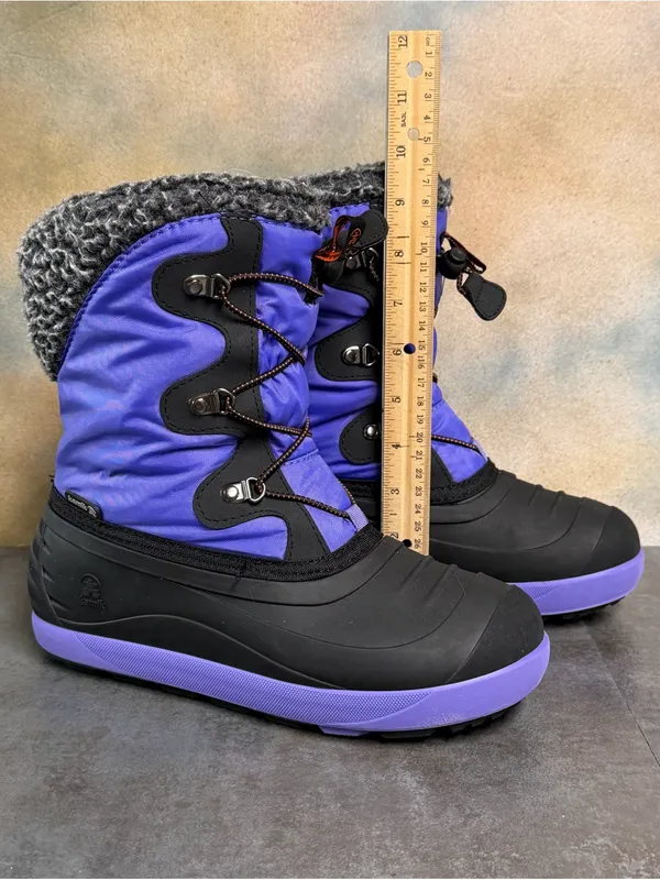 Kamik Women's Snow Boots Purple/Black Size 6 - Image 3