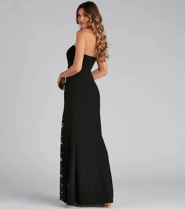 Windsor Black Prom Dress - Image 3
