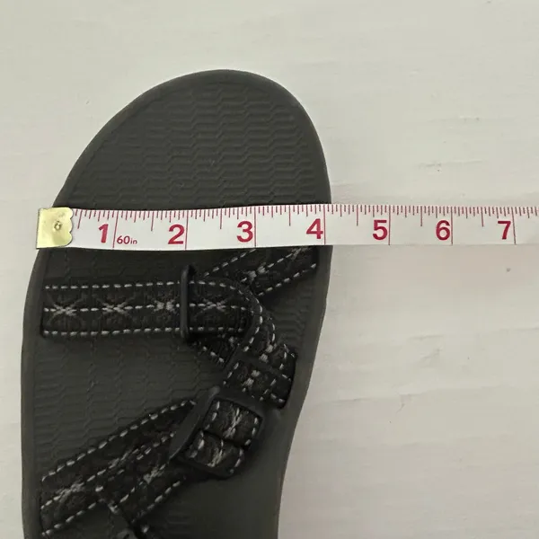 Magellan Outdoors River II Sandals Zig Zag Black White Sz 10 - Image 14