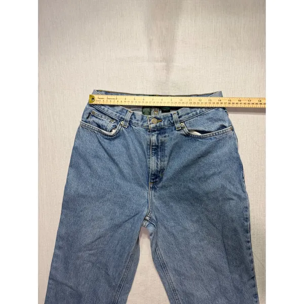Lauren Ralph Lauren Vintage Light Wash Straight Leg High Rise Jeans Size 10 - Image 8