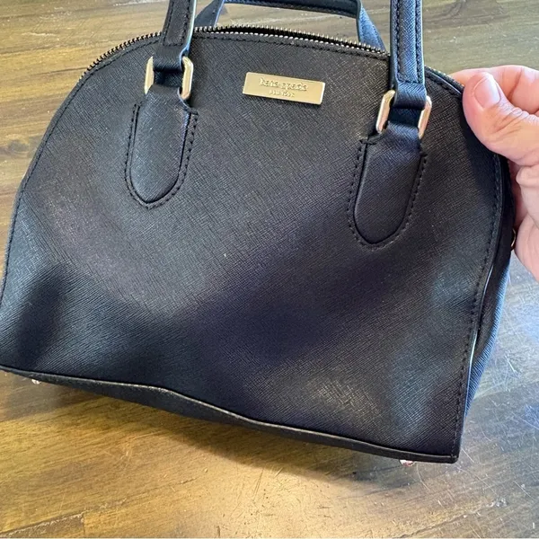 Kate Spade Black Small Handbag Domed-Flawed - Image 6