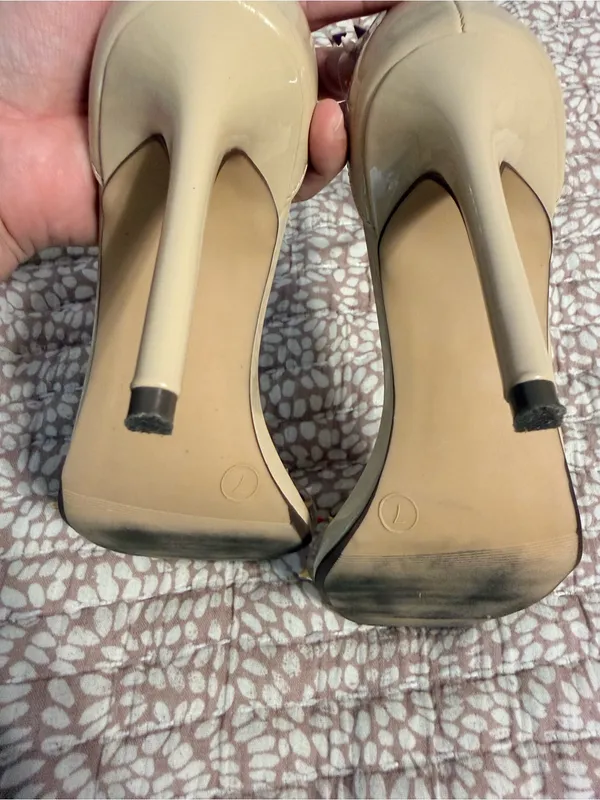 Wild Pair multi color studded heels size 7 - Image 3