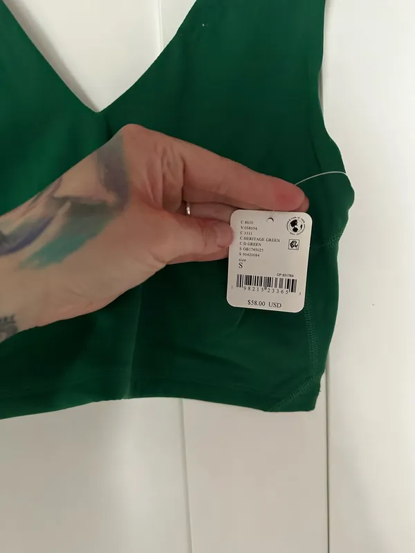 NWT FP Movement Never Better Crop In green Heritage Sold Out Color $58 Retail - Image 9
