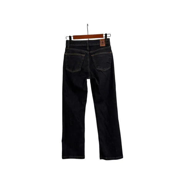 Aviator Nation Relaxed Concorde Straight Leg Dark Blue Denim Jeans Size 24 - Image 2