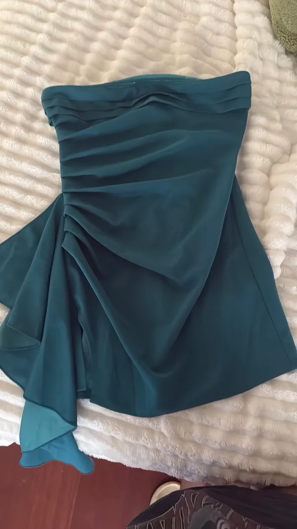 Lucy in the Sky Teal hoco dress - Image 3