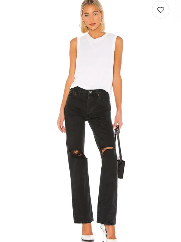 RE/DONE High-Rise Wide Leg Jeans size 26 - Image 3
