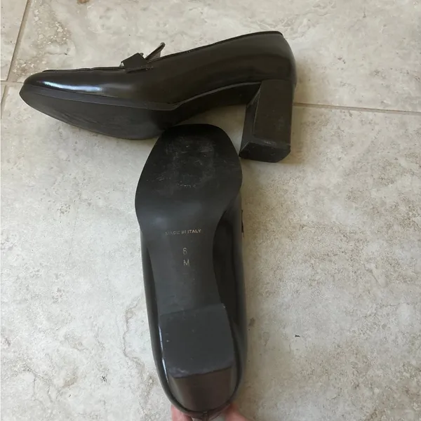 Ann Taylor Leather Heels Loafers - Image 5