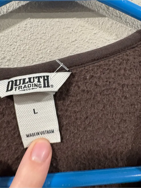 Duluth Trading Softmore Fleece Crewneck Pullover Size L - Image 3