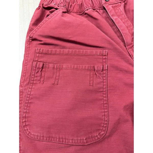 Free People Movement Rust Red Utility Straight Leg Cargo Pants Women's XS Size 4 - Image 9