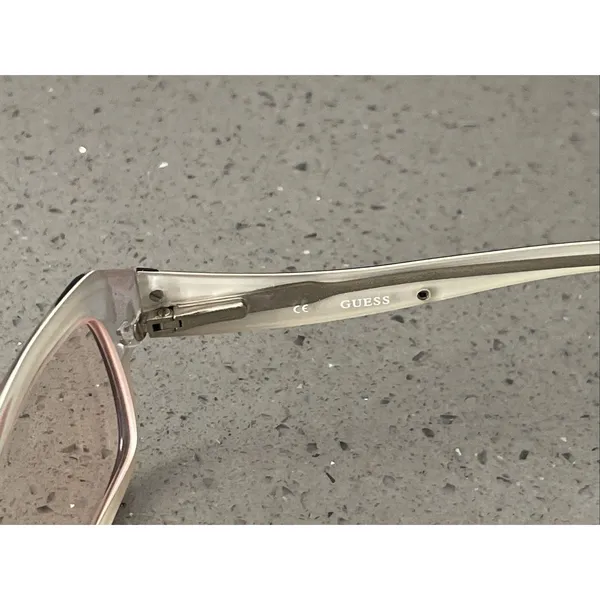 GUESS GU2261 BLK WHT Eyeglasses FRAMES ONLY BLACK/WHITE Plastic 51-17-130 Full - Image 7