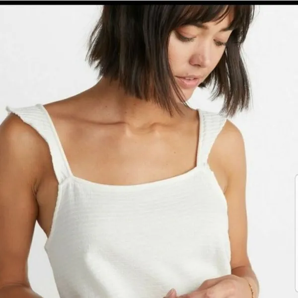 ✨Marine Layer Heidi Off White Sz Medium Tank✨ - Image 2