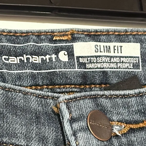 Carhartt Women's Rugged Flex Jeans Slim Fit Tapered High Rise SZ 6 Regular NWT - Image 6