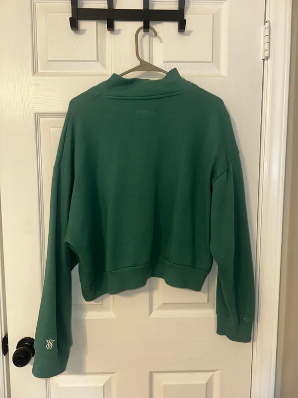 Victoria's Secret quarter-zip green - Image 2