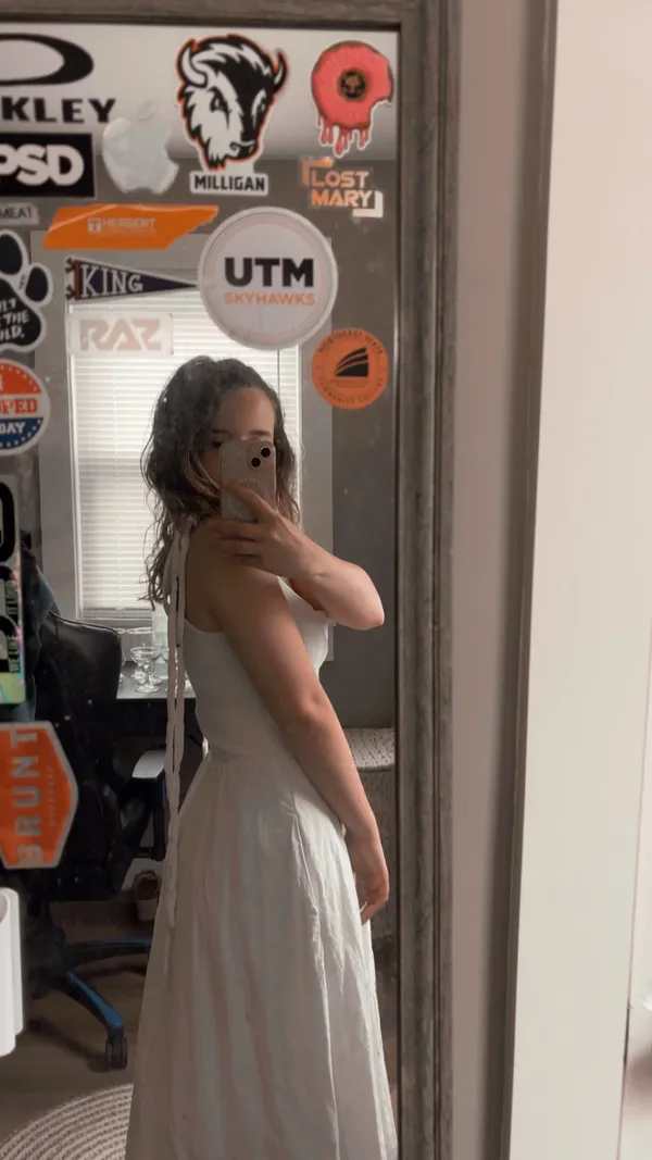 Lucy Paris Long Wedding Shower Dress - Image 4