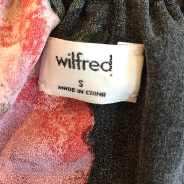 Aritzia Wilfred Promener Blouse Floral Ruffle Top - Image 4