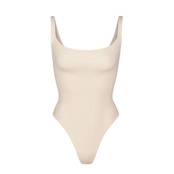 SKIMS (A1) Square Neck Bodysuit | Sand size M NWT - Image 3
