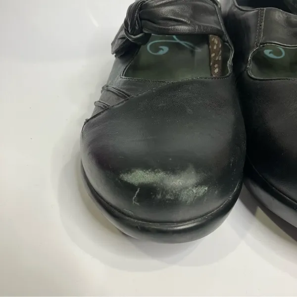 Dansko Ainsley mary Jane clogs black leather size 40‎ - Image 4