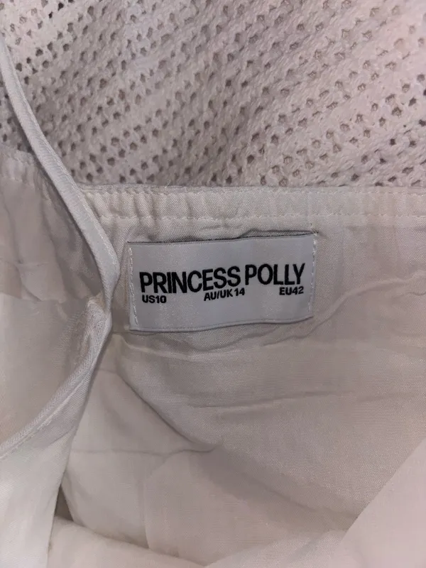 Princess Polly Dress White Mini - Image 4