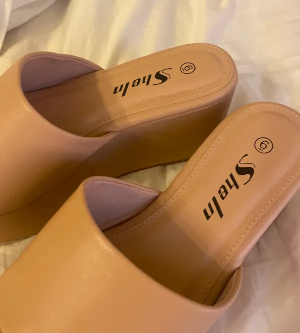 SheIn Nude Platform Sandals - Image 3