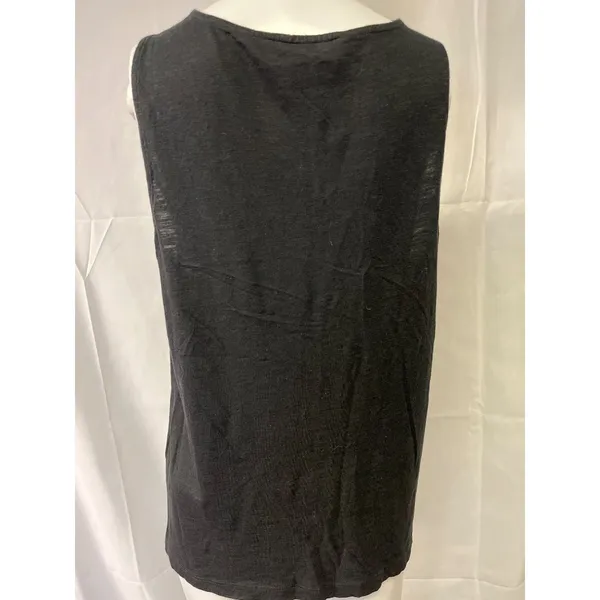 Anthropologie Women's Black Shirt/Tank-Top/Cowl Neck Sz S SKU 4098 - Image 2